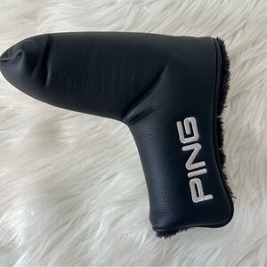 Ping Sigma G Blade Putter Golf Club Head Cover Men's Black Silver